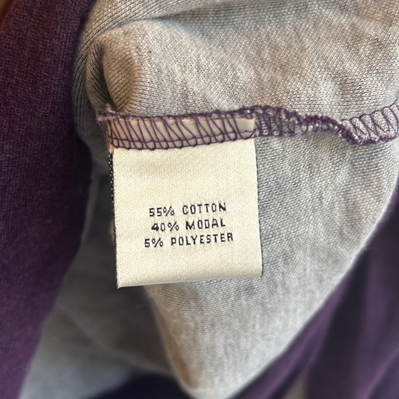 Peter Miller Men's Quarter-Zip Sweater Purple Pullover Long Sleeve Golf Medium - Picture 5 of 7